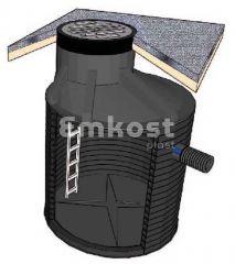 Дождеприемный безлотковый колодец FD