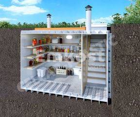 Селлар Модерн 90°+ 2300х1800х2150