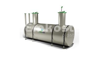 ГРИНЛОС Емкость стальная 125 м3 горизонтальная подземная - фото 1