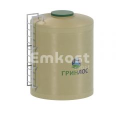 Гринлос Емкость стеклопластиковая 10-2300 вертикальная наземная