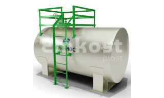 ГРИНЛОС Емкость стальная 15 м3 горизонтальная наземная - фото 1