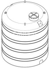 Евролос ВЦЕ 10000 вертикальная цилиндрическая