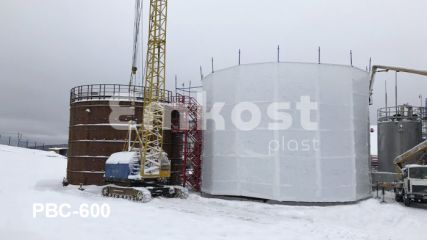 Резервуар вертикальный стальной РВС-600 м3