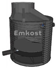 Канализационный перепадный водосливной колодец FD