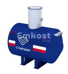 Резервуар горизонтальный стальной подземный РГСП 3 м3