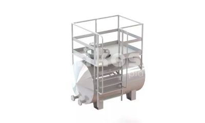 Резервуар горизонтальный стальной РГС 3 м3