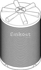 Евролос ВЦЕ 3000 с клапаном вертикальная цилиндрическая