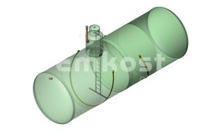 ЕМКОСТЬ HELYX ЕГЦ 4-1200 - фото 1