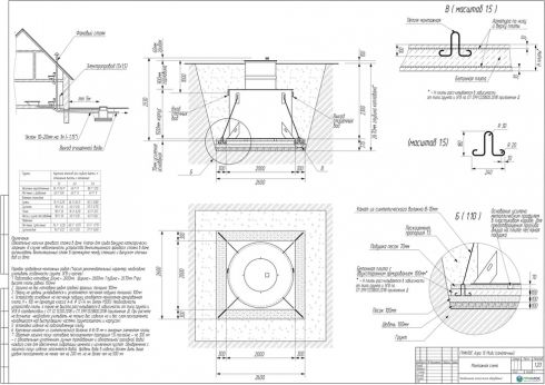 Схема монтажа ГРИНЛОС Аэро 15 Миди