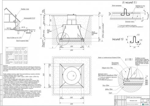 Схема монтажа ГРИНЛОС Аэро 15 Лонг