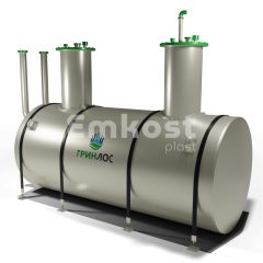 ГРИНЛОС Емкость стальная 75 м3 горизонтальная подземная