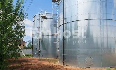 Резервуар вертикальный стальной для воды РВС 500 м3