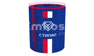 Резервуар вертикальный стальной РВС 200 м3 - фото 1