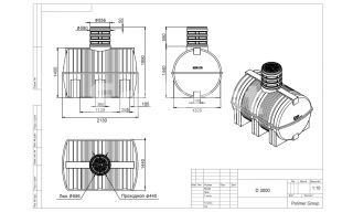 Polimer Group ЕП D 3000 литров - фото 3