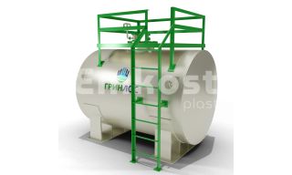 ГРИНЛОС Емкость стальная 5 м3 горизонтальная наземная - фото 1