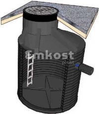 Дождеприемный безлотковый колодец FD