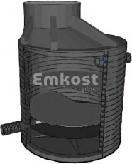 Канализационный перепадный водосливной колодец FD