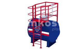 Резервуар горизонтальный стальной РГС 3 м3 - фото 1