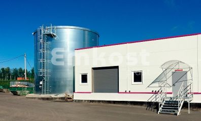 Резервуар вертикальный стальной для воды РВС 400 м3