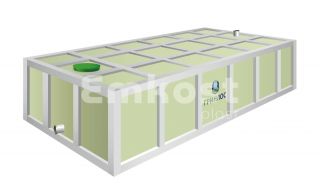 ГРИНЛОС Емкость 8 м3 прямоугольная наземная - фото 1