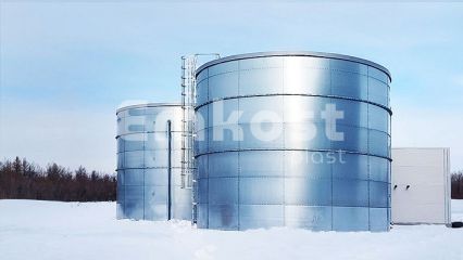 Резервуар стальной вертикальный РВС 700 м3