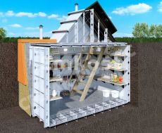 Селлар Наклонный+ 2300х2300х2150