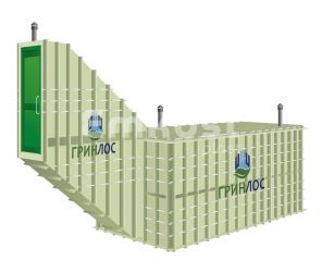 Гринлос Погреб ДТ 3500*2000*2000