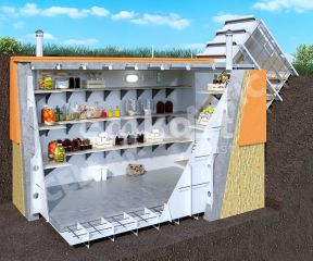 Селлар Боковой Наклонный+ 3300х2300х2150