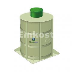 ГРИНЛОС Емкость 7 м3 вертикальная цилиндрическая подземная